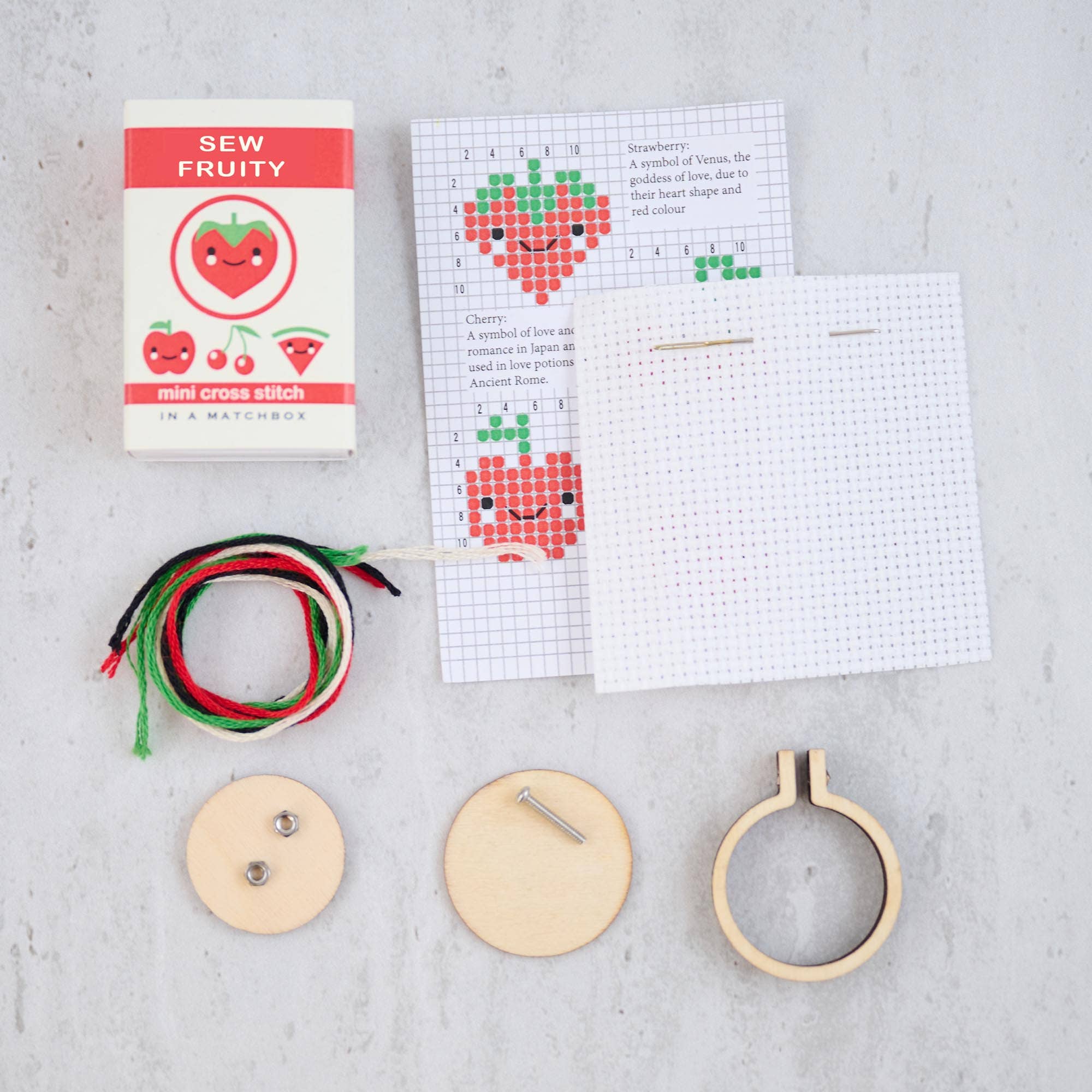 Sew Fruity Mini Cross Stitch Kit - DIGS