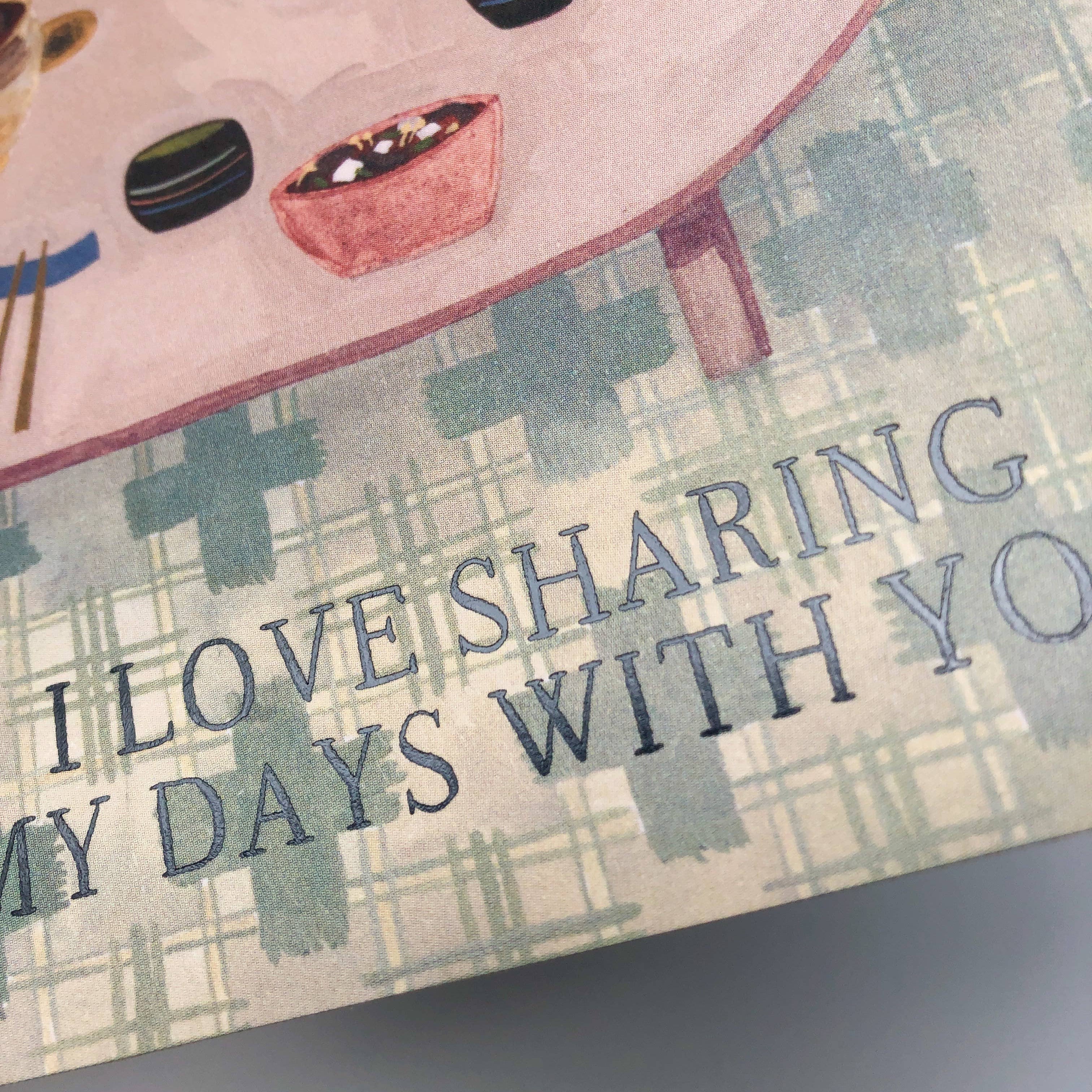 Sharing My Days Love Card - DIGS