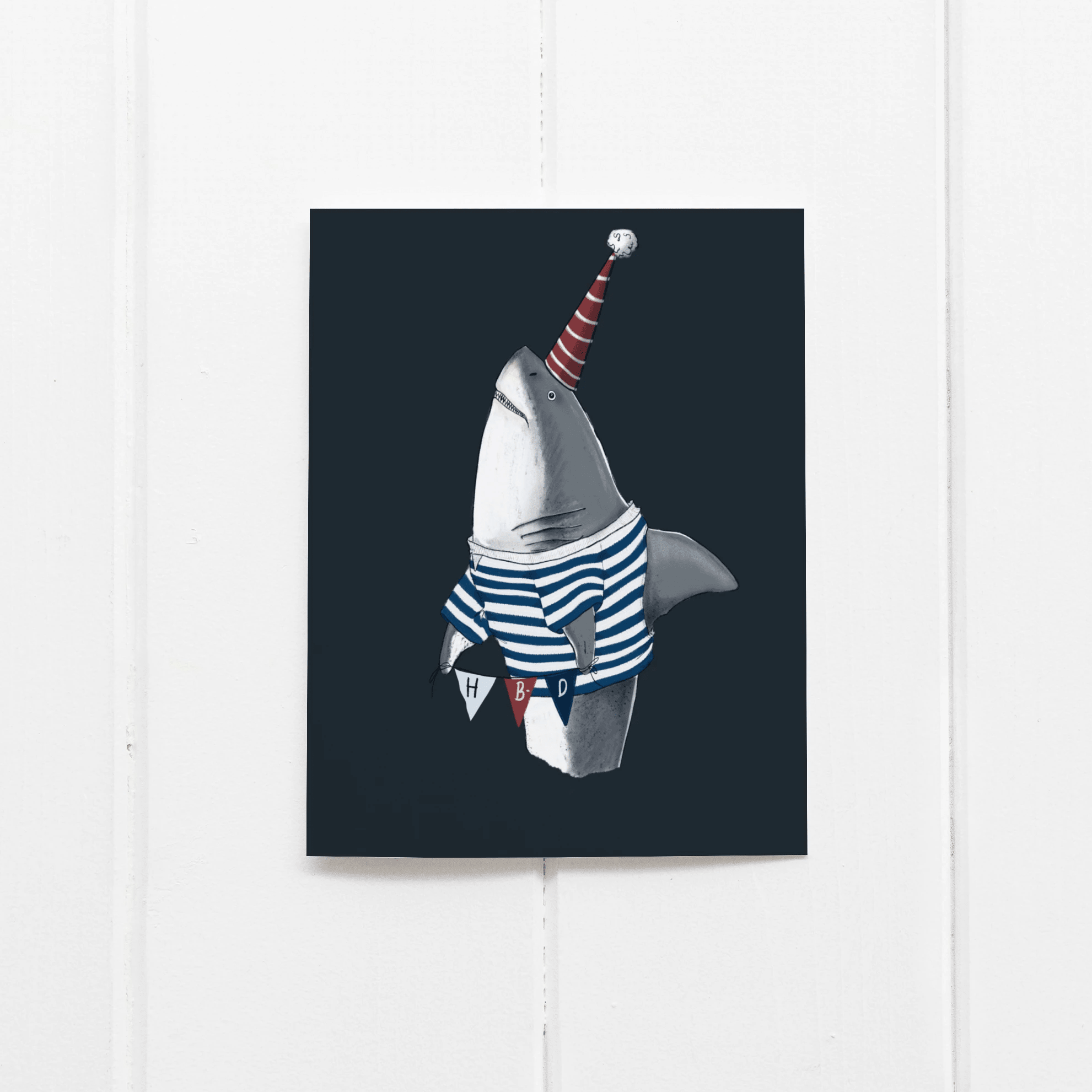 Shark Birthday Card - DIGS