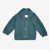 Shawl Collar Cable Knit Baby Cardigan - DIGS