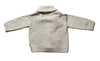 Shawl Collar Cable Knit Baby Cardigan - DIGS