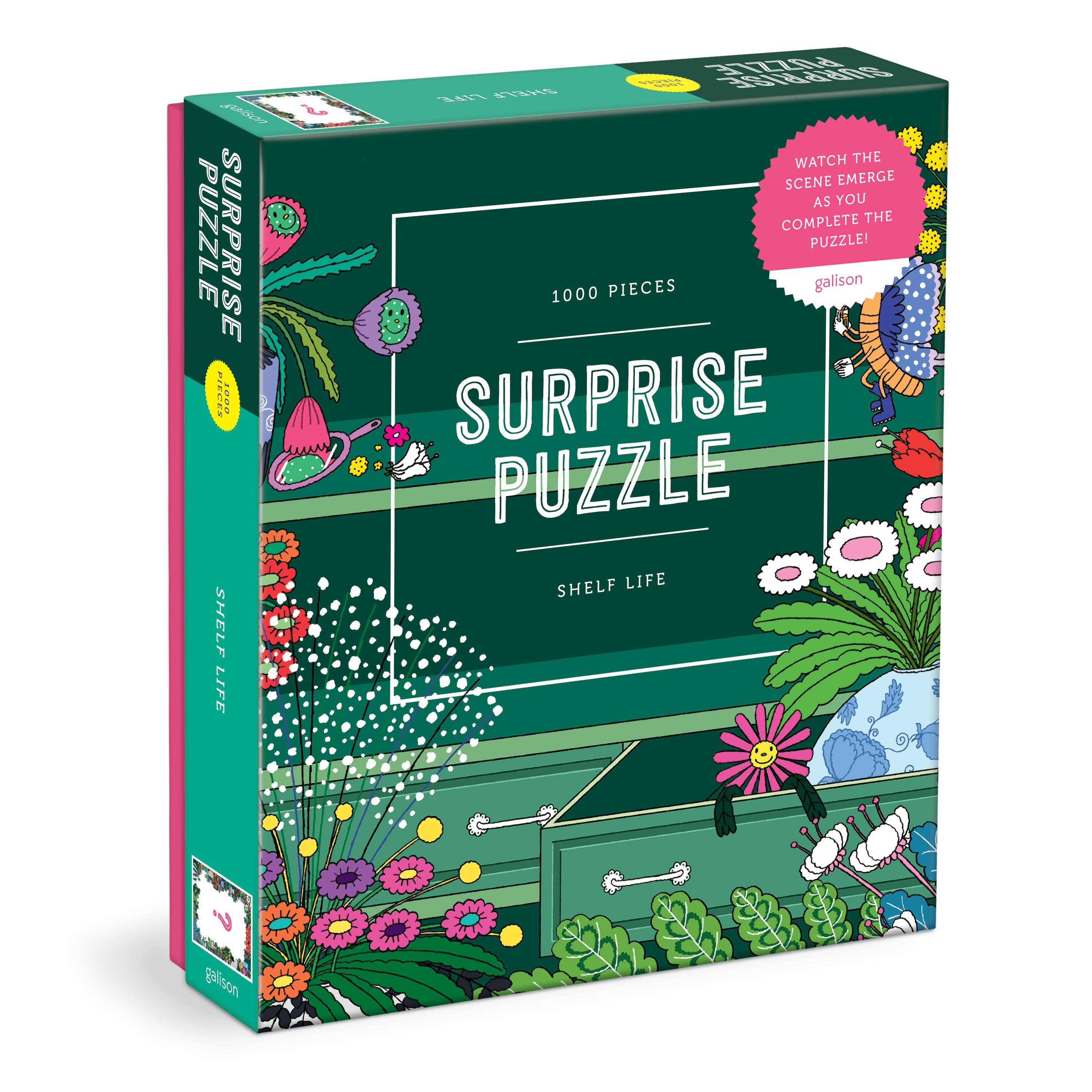 Shelf Life 1000 Piece Botanical Surprise Puzzle - DIGS