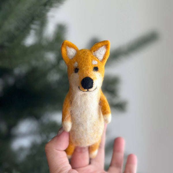 Shiba - Inu Dog Finger Puppet - DIGS