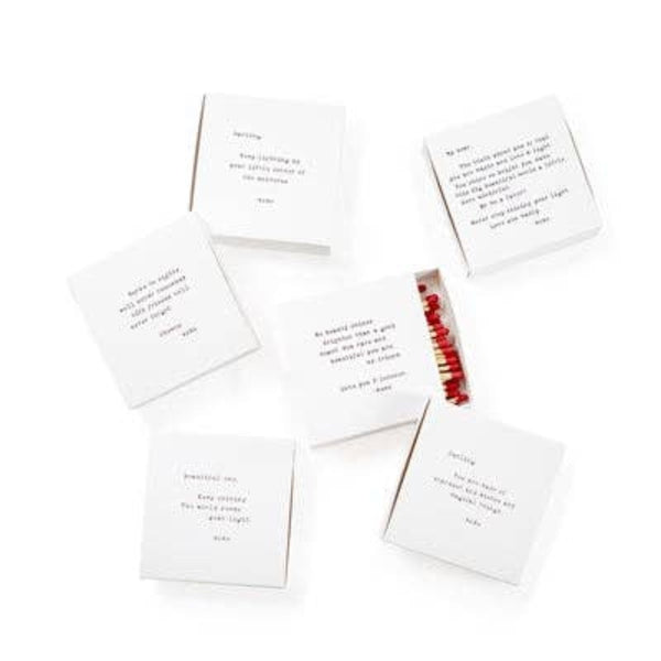 Shine Quote Matches - DIGS