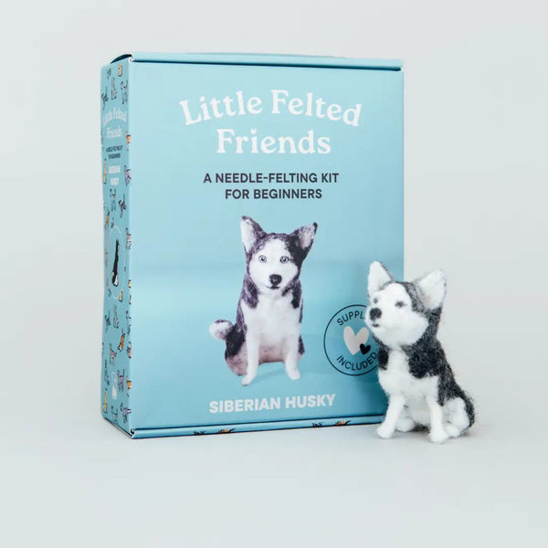 Siberian Husky Needle-Felting Kit - DIGS