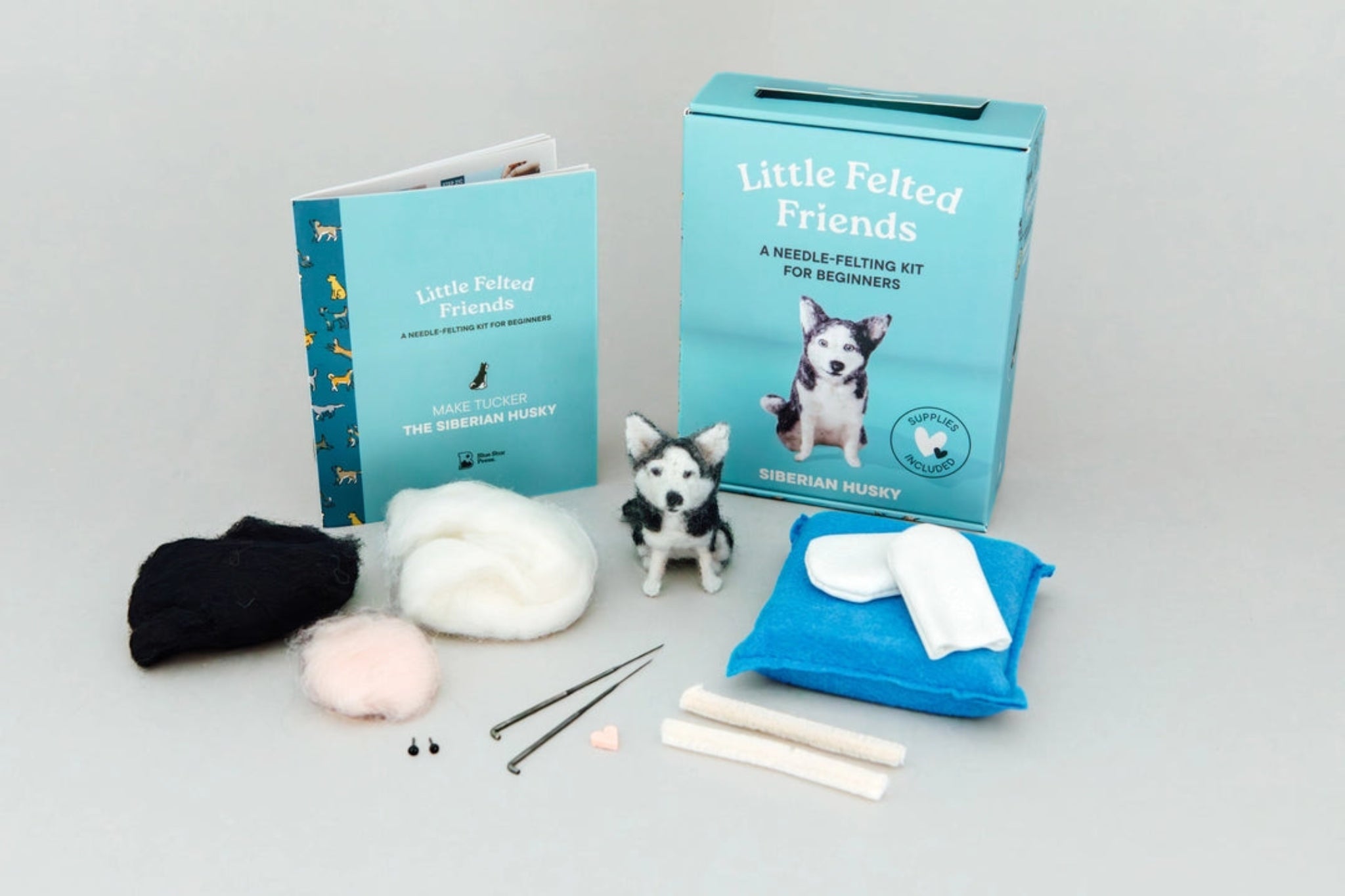 Siberian Husky Needle-Felting Kit - DIGS