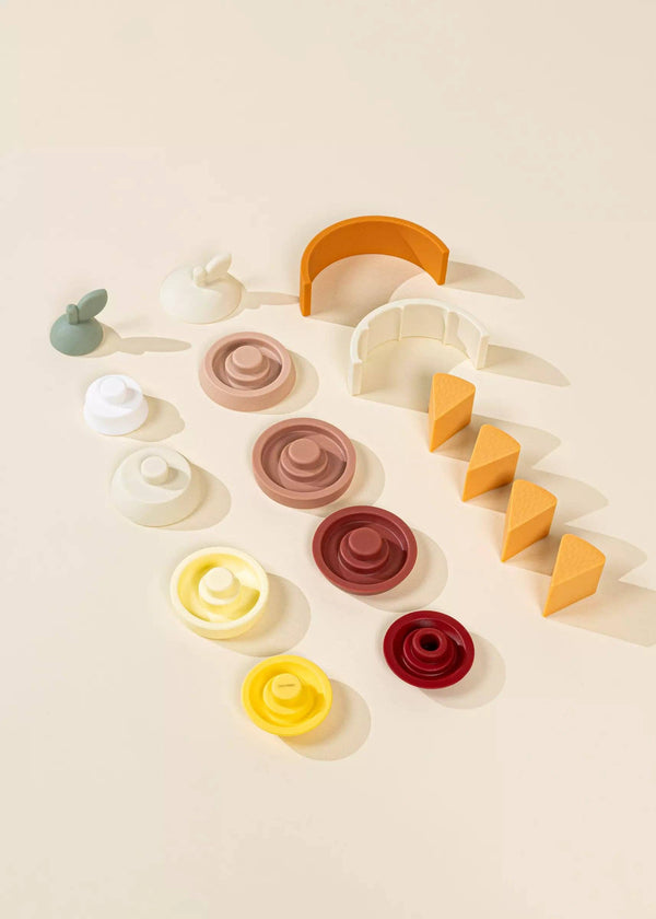 Silicone Stackable Fruits Set of 3 - DIGS