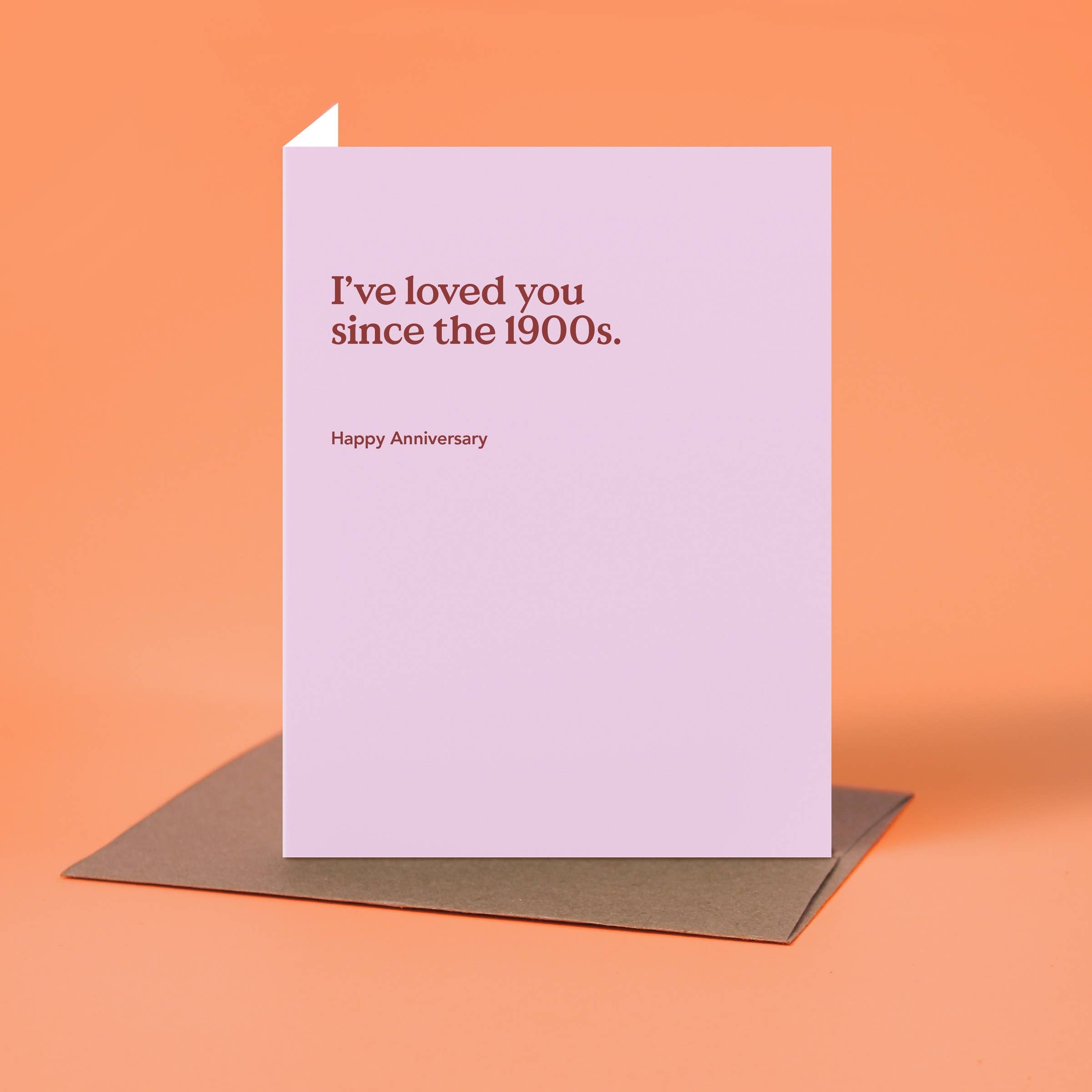 Since The 1900s Anniversary Card - DIGS