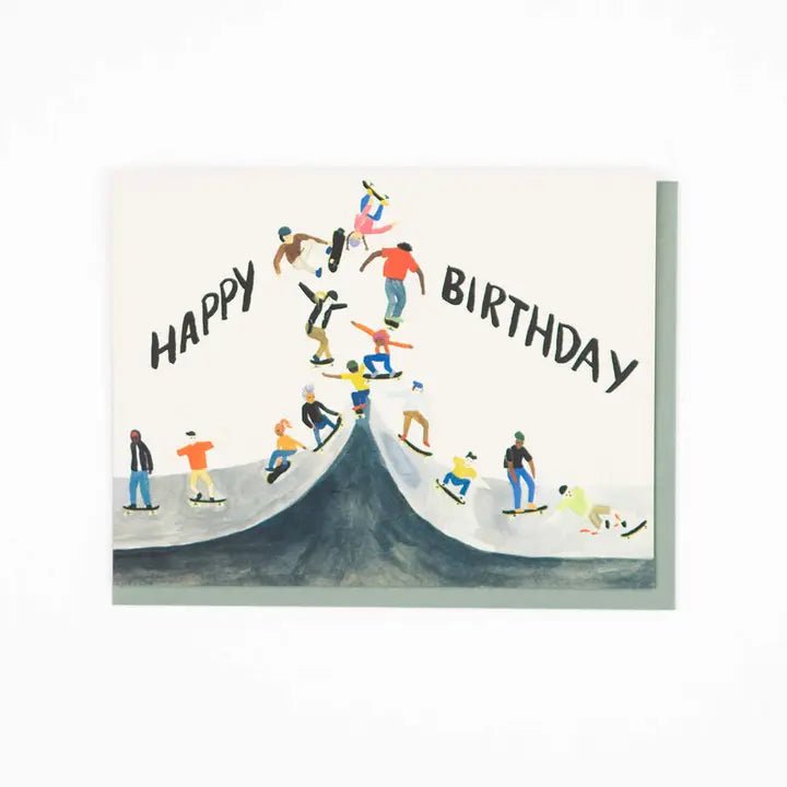 Skate Board Birthday Card - DIGS