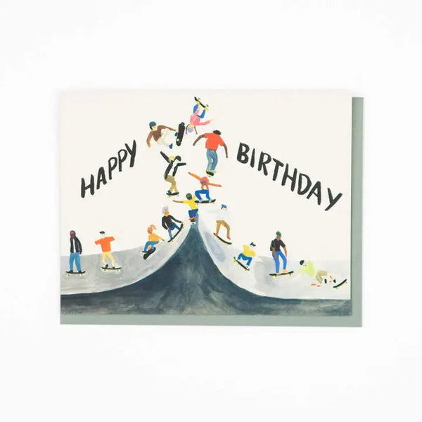 Skate Board Birthday Card - DIGS