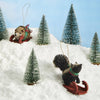 Sledding Buri Hedgehog Ornament - DIGS