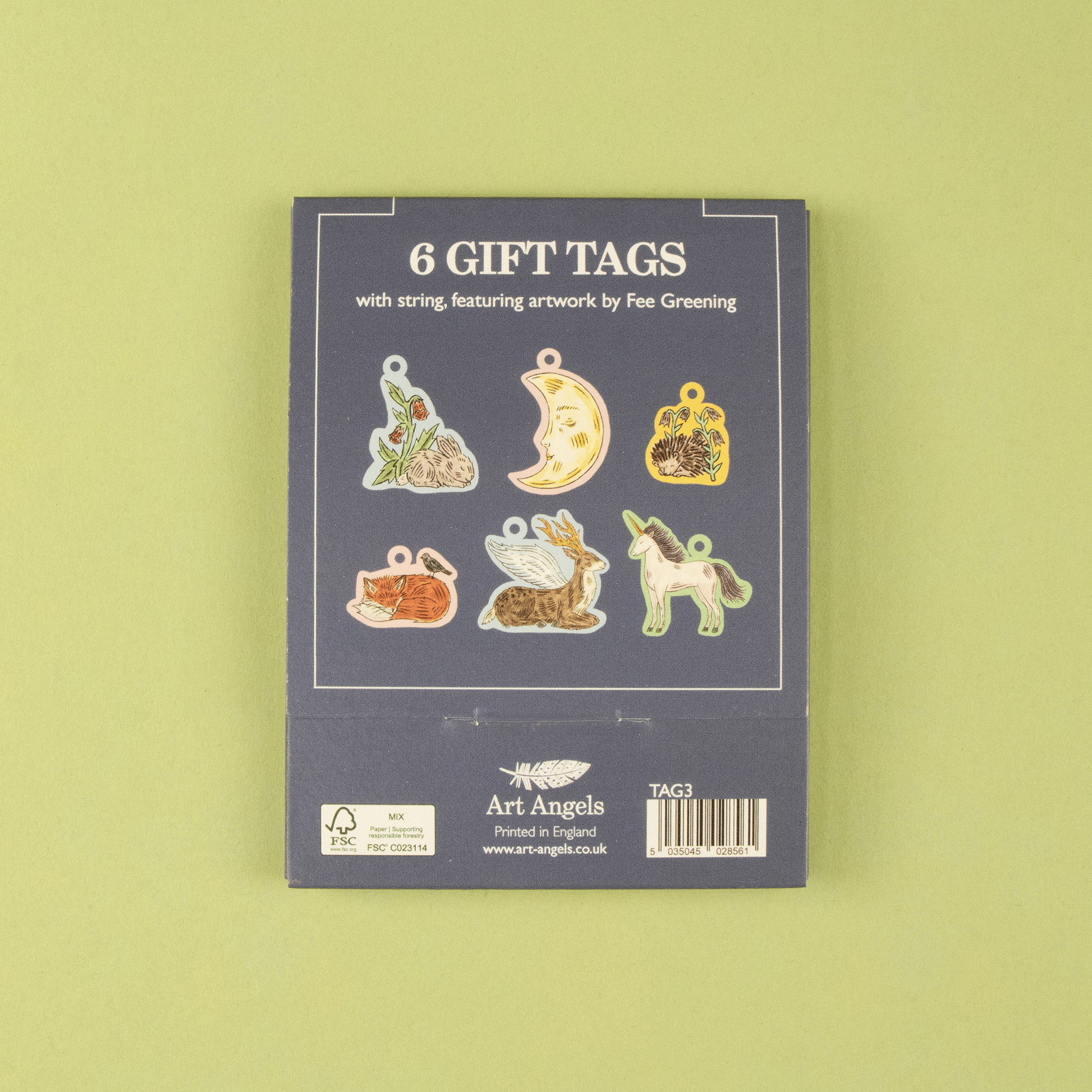 Sleeping Woodland Gift Tags - DIGS