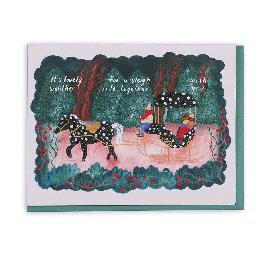 Sleigh Ride Holiday Card - DIGS