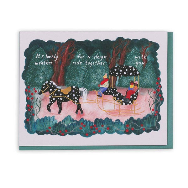 Sleigh Ride Holiday Card - DIGS