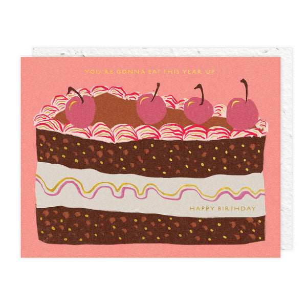 Slice of Cake Birthday Card - DIGS