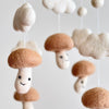 Smiley Mushroom Baby Mobile - DIGS