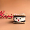 Smiling S'more Felt Wool Ornament - DIGS