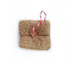 Smiling S'more Felt Wool Ornament - DIGS