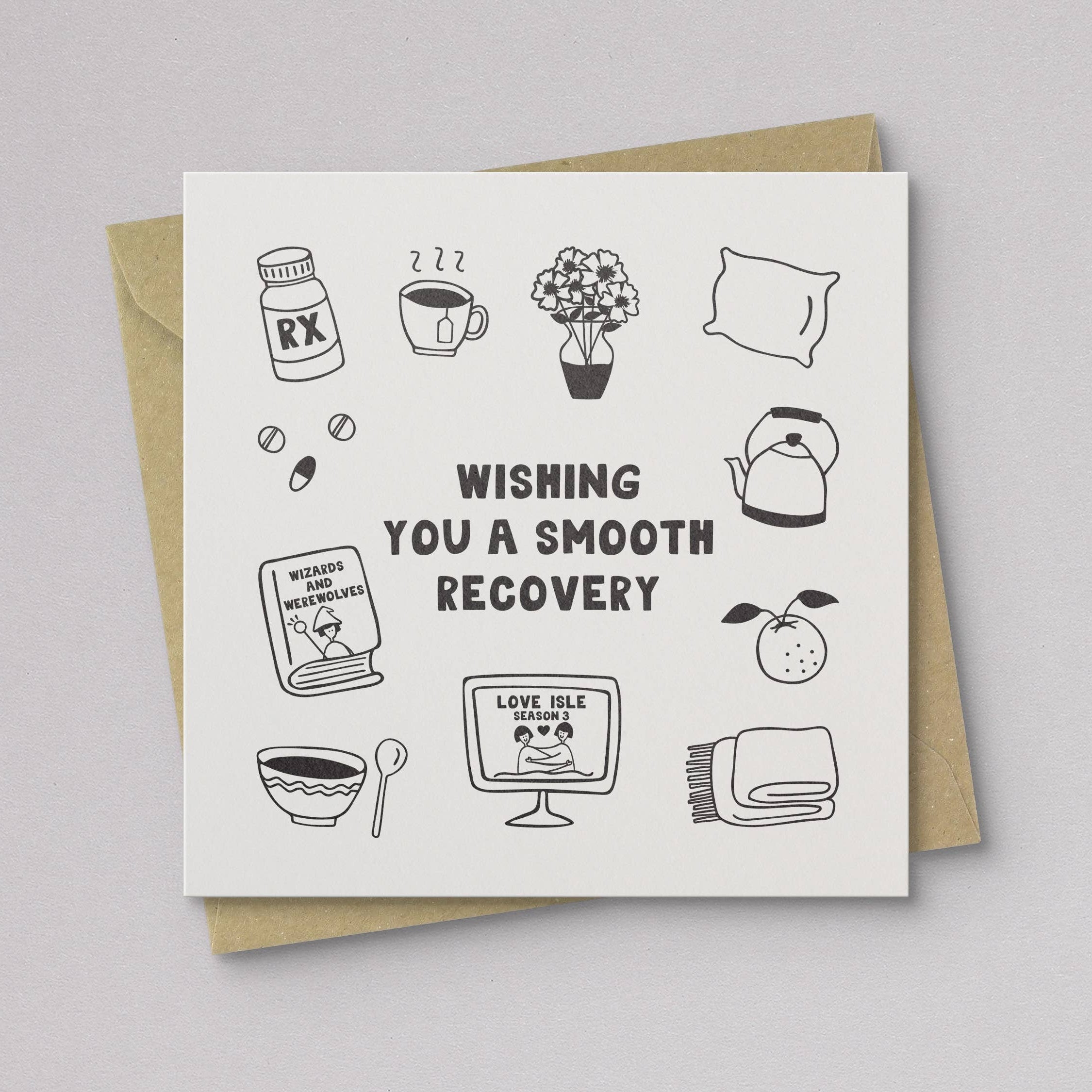 Smooth Recovery Get Well Card - DIGS