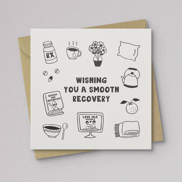 Smooth Recovery Get Well Card - DIGS