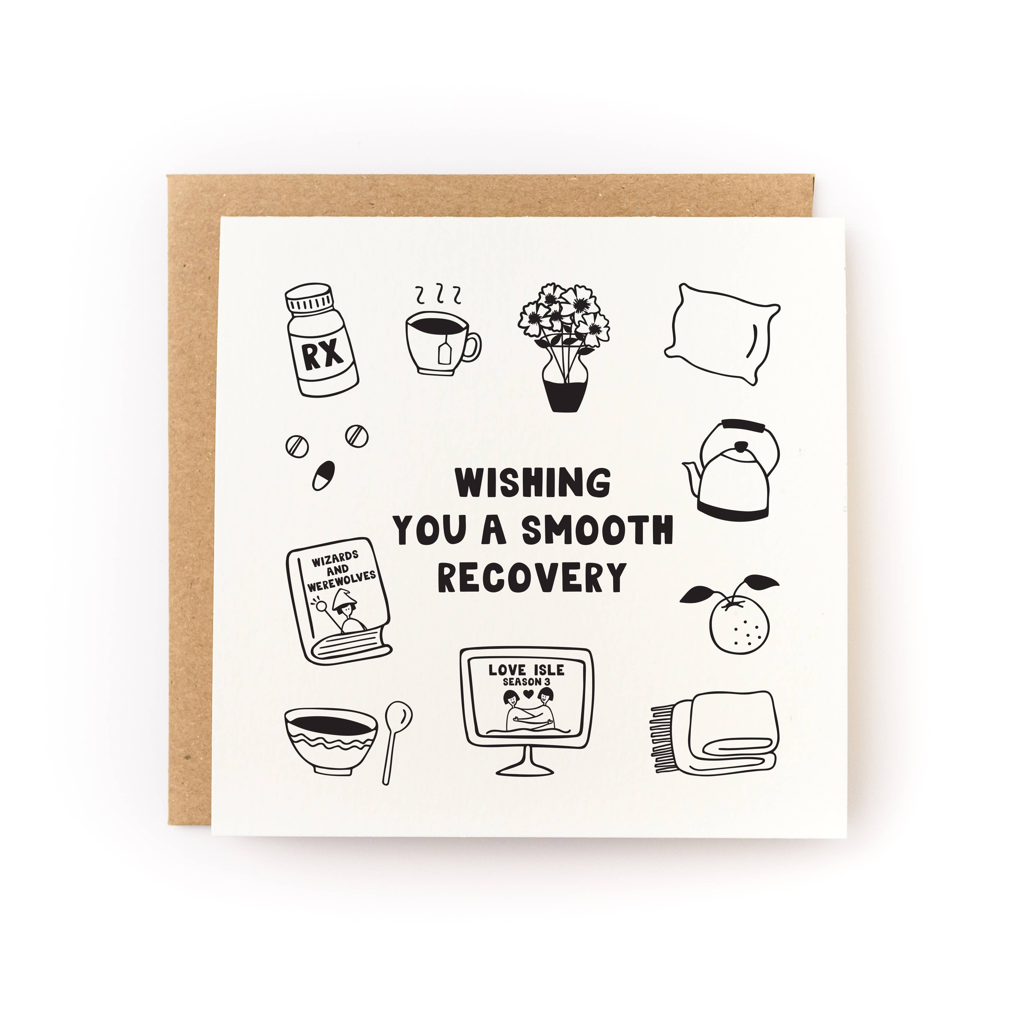 Smooth Recovery Get Well Card - DIGS