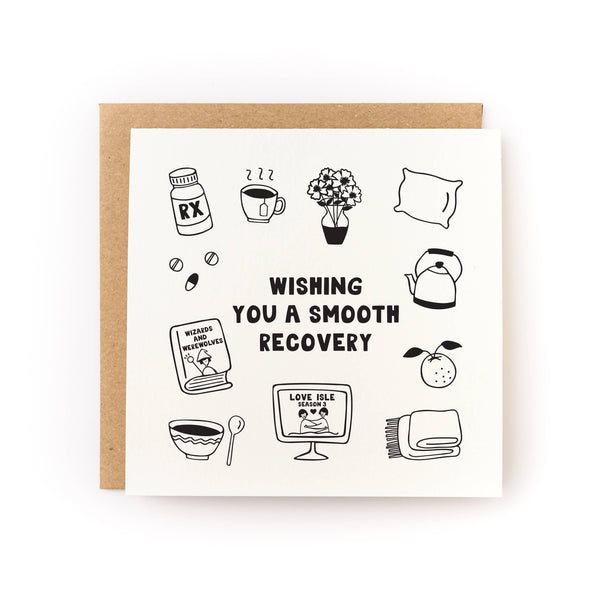 Smooth Recovery Get Well Card - DIGS