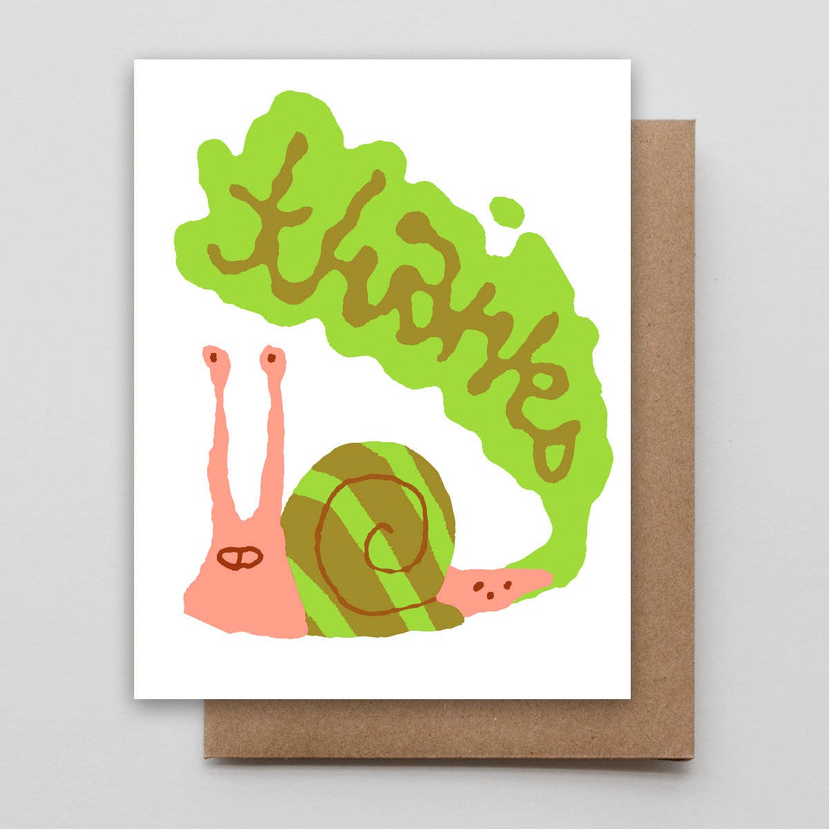 Snail Thank You Card - DIGS