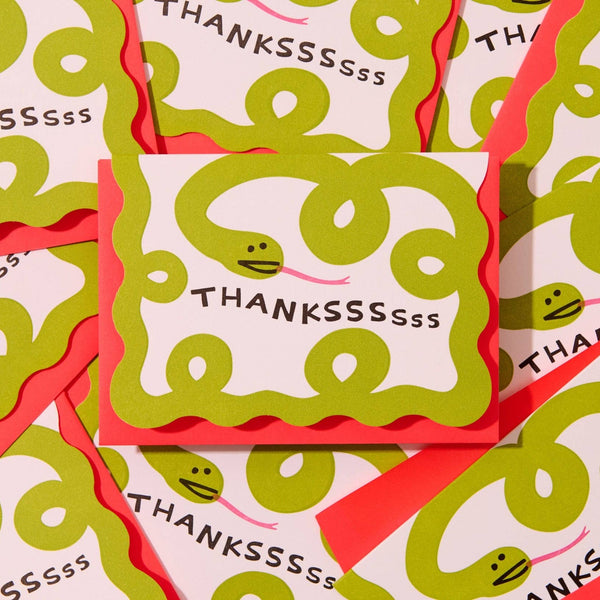 Snake Thank You Card Set - DIGS