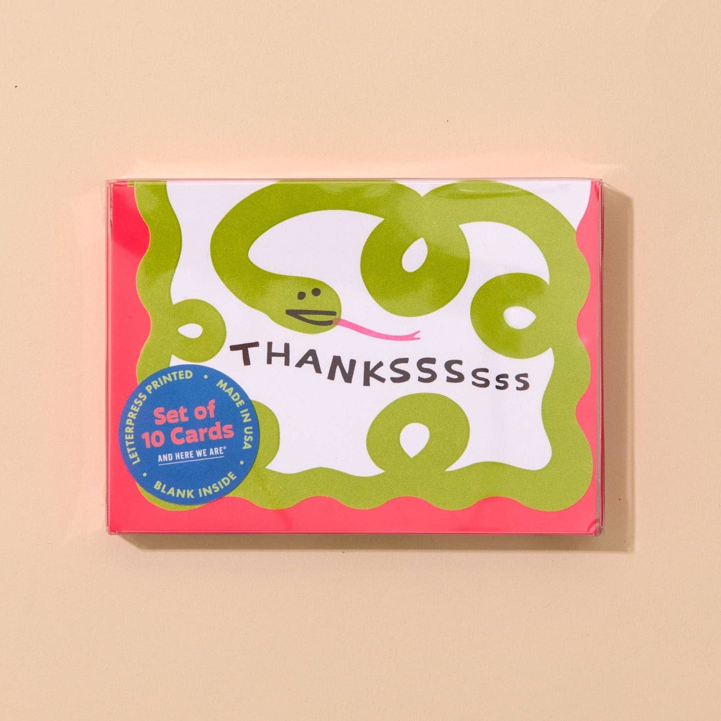 Snake Thank You Card Set - DIGS