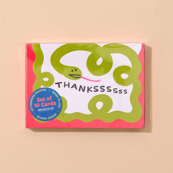 Snake Thank You Card Set - DIGS