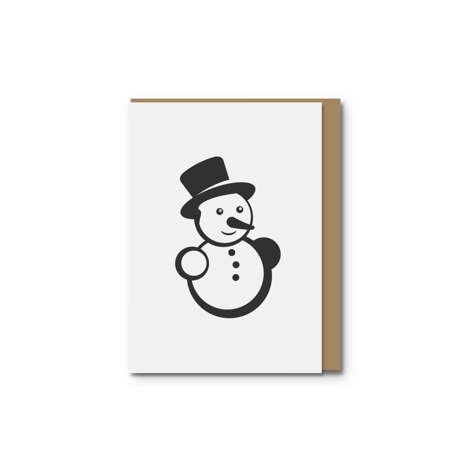 Snowman Mini Card - DIGS