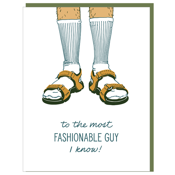 Socks & Sandals Father's Day Card - DIGS