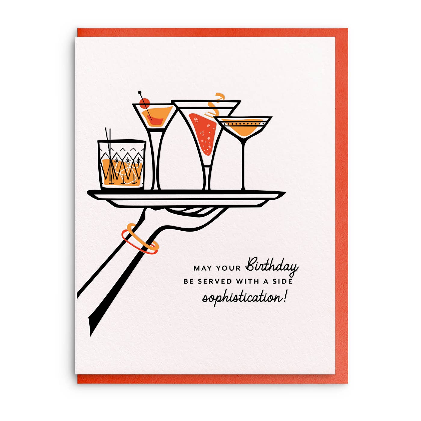 Sophistication Letterpress Birthday Card - DIGS