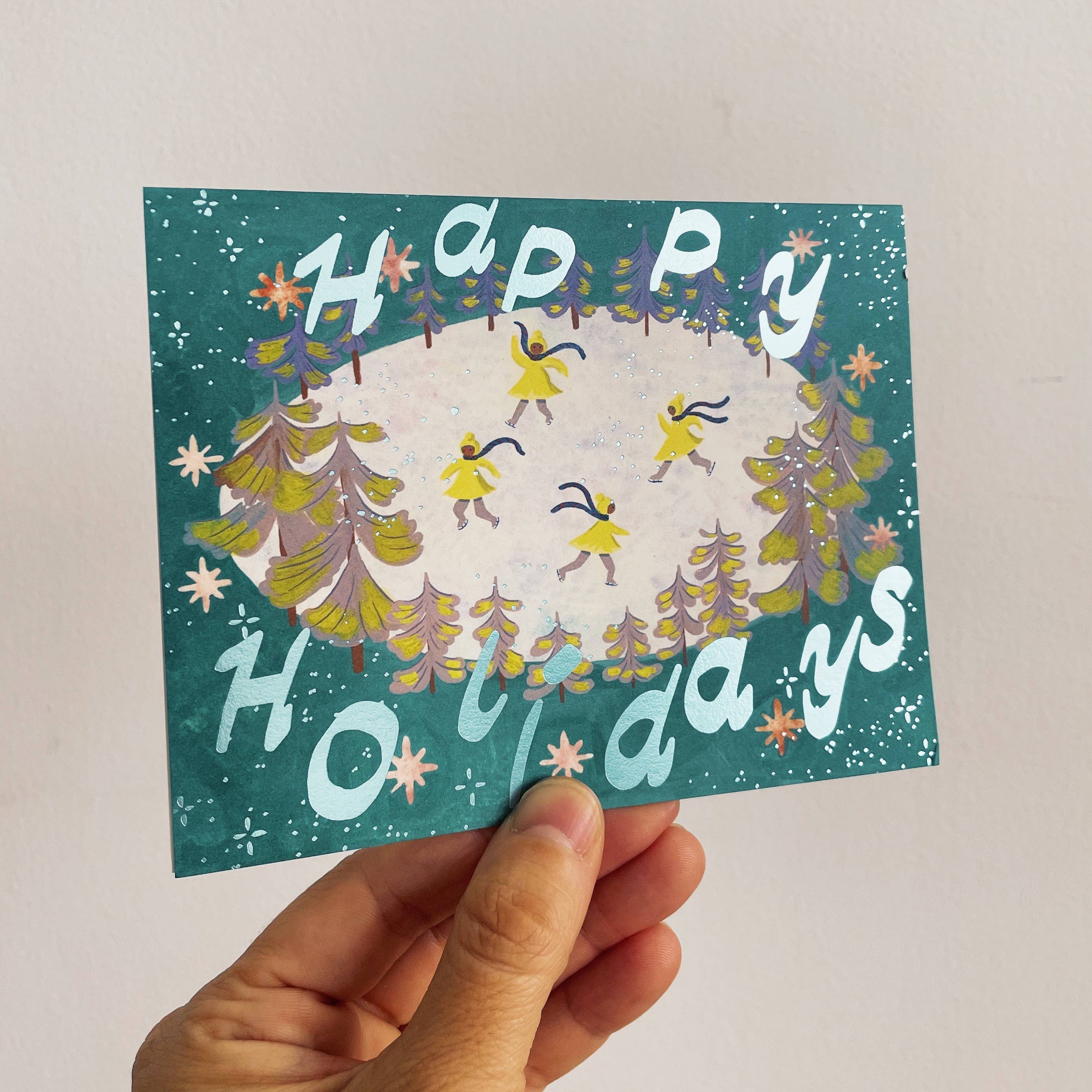 Sparkly Ice Skating Boxed Cards - DIGS