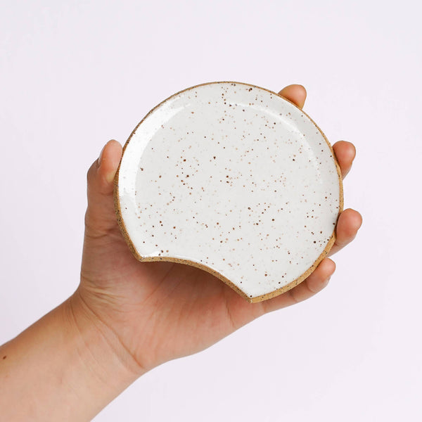 Speckled Ceramic Spoon Rest - DIGS
