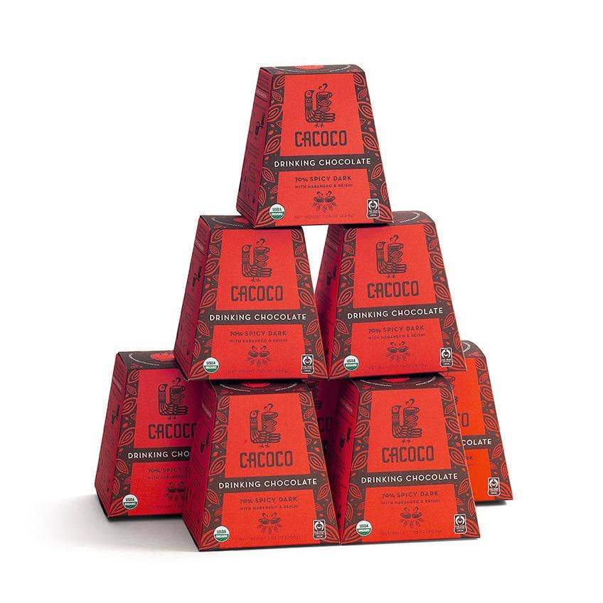 Spicy Dark Drinking Chocolate - 70% - DIGS