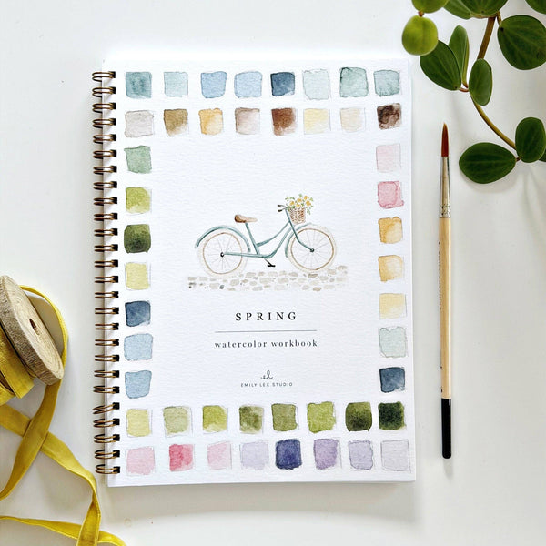 Spring Watercolor Workbook - DIGS