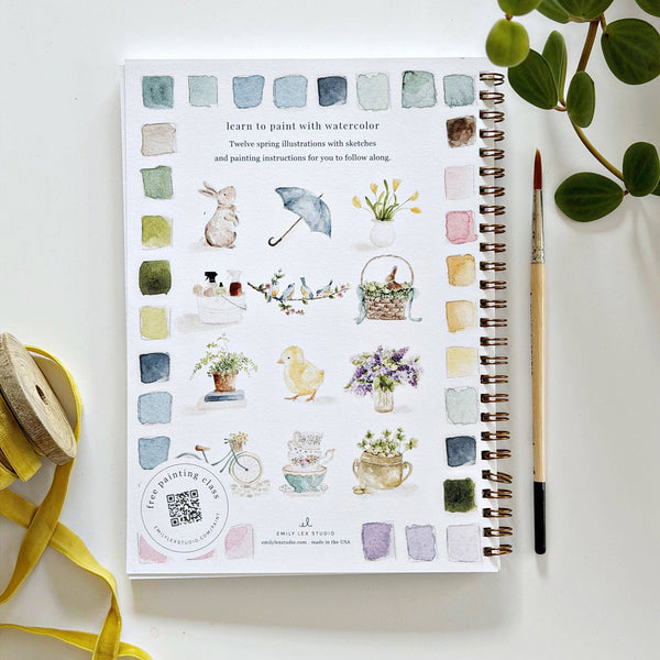 Spring Watercolor Workbook - DIGS