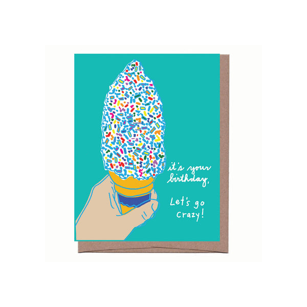 Sprinkle Cone Birthday Card - DIGS