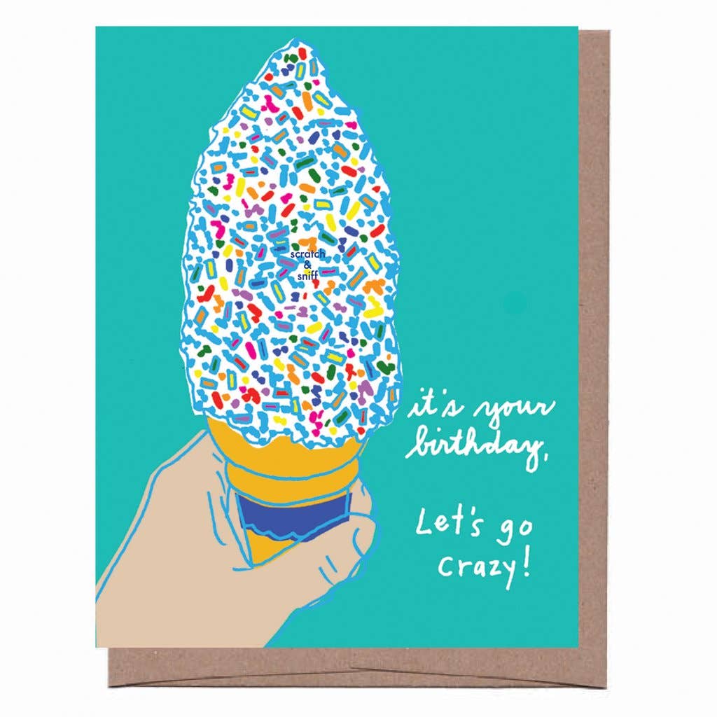 Sprinkle Cone Birthday Card - DIGS