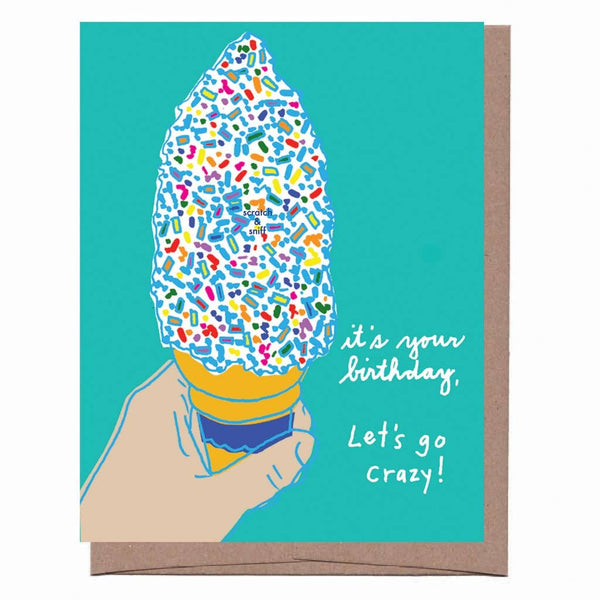 Sprinkle Cone Birthday Card - DIGS