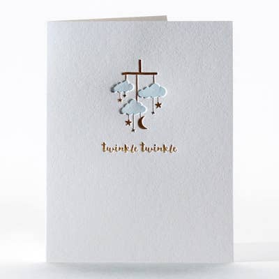 Starry Mobile Baby Card - DIGS