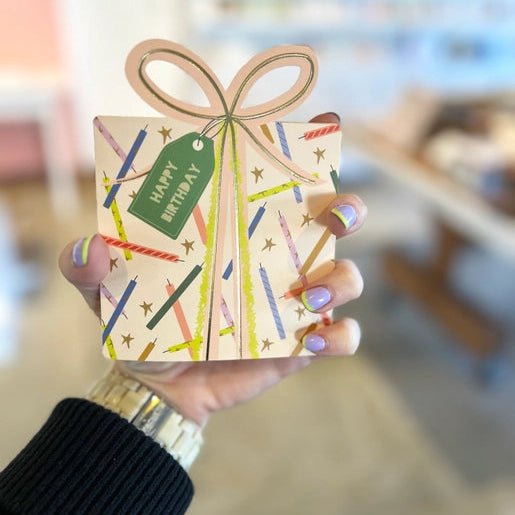 Stars & Candles Gift Birthday Card - DIGS