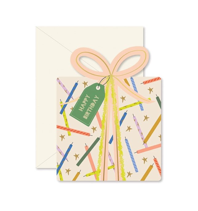 Stars & Candles Gift Birthday Card - DIGS