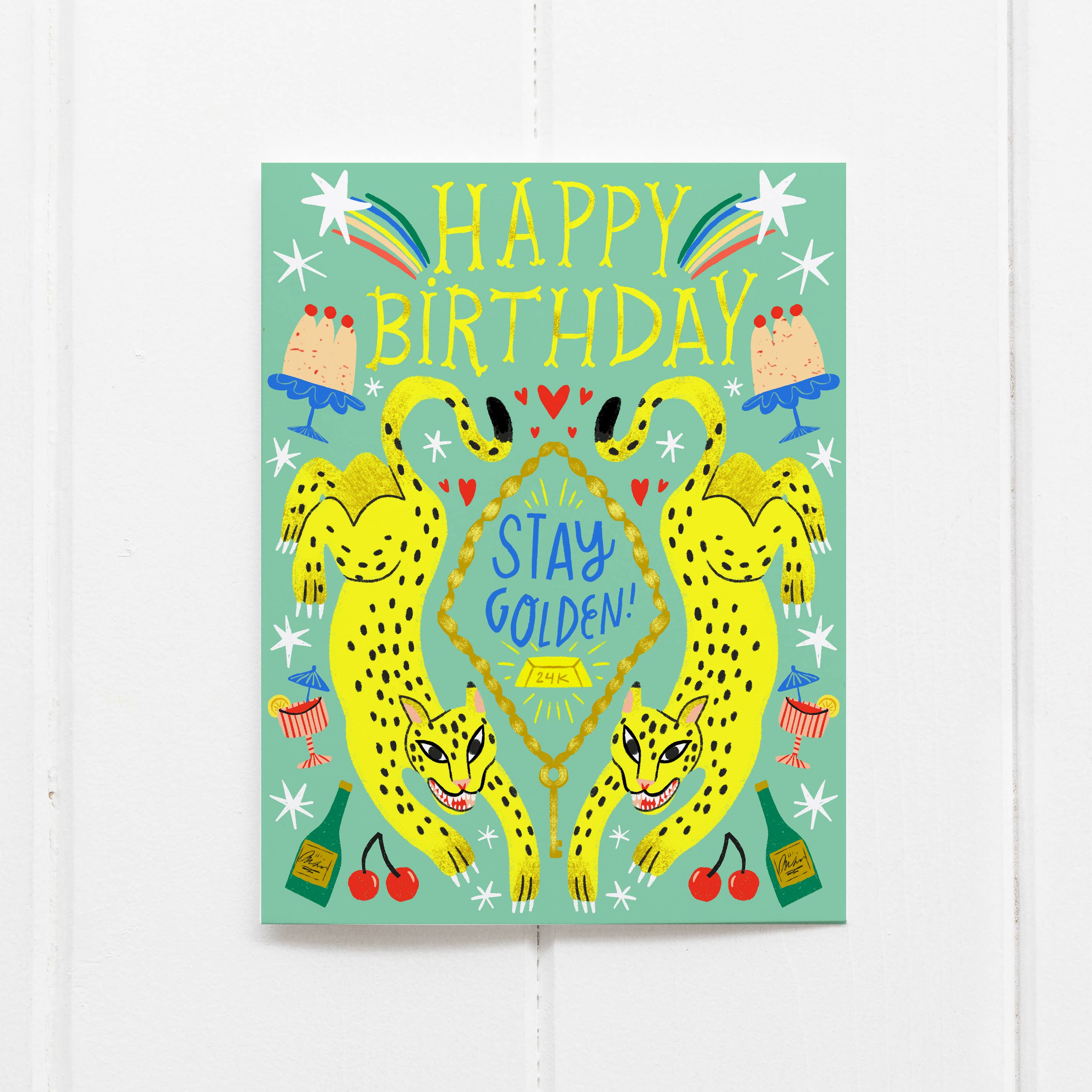 Stay Golden Birthday Card - DIGS