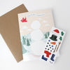 Sticker Scene Card - Build a Snowman - DIGS