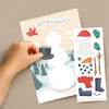 Sticker Scene Card - Build a Snowman - DIGS