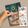 Sticker Scene Card - Cozy Fireplace - DIGS