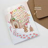 Sticker Scene Card - Gingerbread House - DIGS