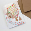 Sticker Scene Card - Gingerbread House - DIGS